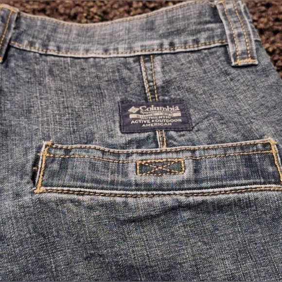 Columbia Sportswear Darkwash Men's Flat Panel Cargo Short Sz. 32 EUC - Picture 7 of 7